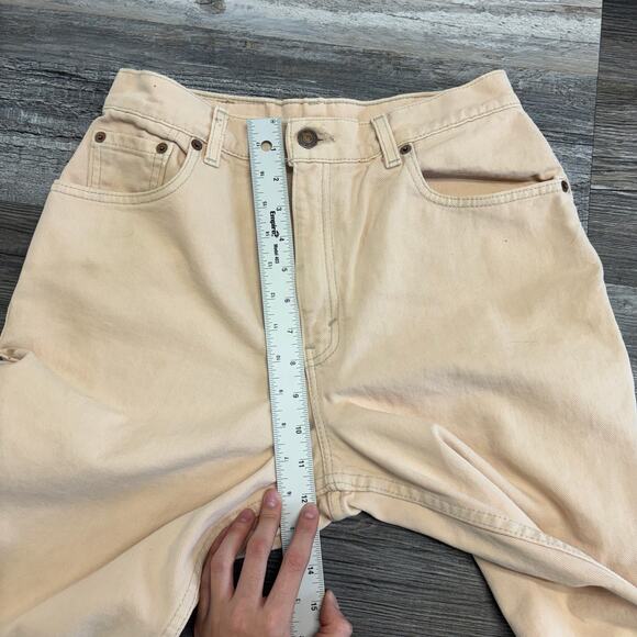 Vintage 80s Levis 550‎ Peach Womens 8 Relaxed Fit Tapered Leg Mom Jeans USA - Picture 9 of 12